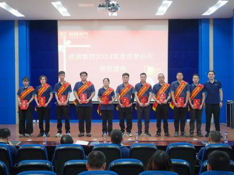 乐橙lc8电气集团召开2024年度质量月总结表扬大会