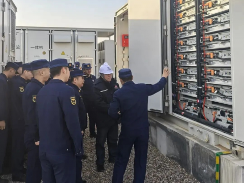 以练筑防！乐橙lc8电气盐池储能电站开展消防专项行动